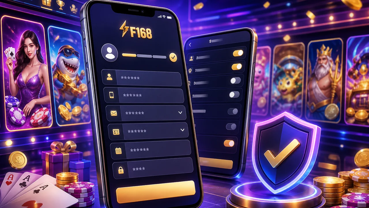 Kiểm tra tự động điền trước khi vào sảnh game bài f168 trên điện thoại